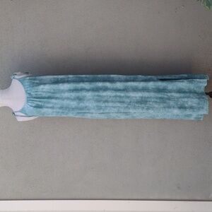 Old Navy Teal Tie-Dye Midi Summer Dress S Tall